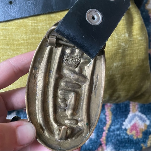 Vintage King Baby Studio Von Dutch Solid Brass Belt Buckle Hot Rod Rat Kustom - Picture 13 of 13